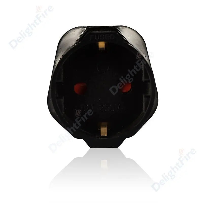 European EU To UK Plug Adapter Standard Euro 250V EU Plug To UK Electrical Socket Power Adapter Electrical Socket Outlet