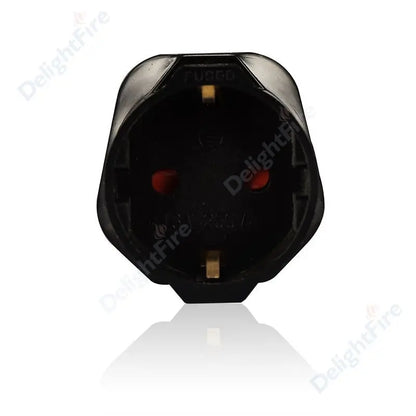 European EU To UK Plug Adapter Standard Euro 250V EU Plug To UK Electrical Socket Power Adapter Electrical Socket Outlet