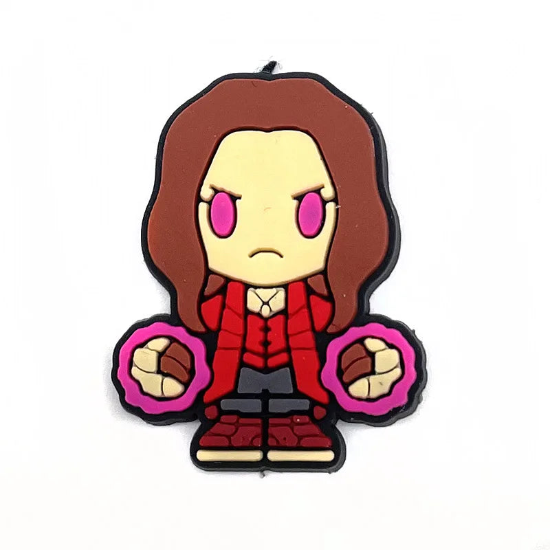 28styles Movies Super Hero Shoe Charms for Clogs Sandals Decorations shoes Accessories PVC Charms Cartoon Kids Gifts