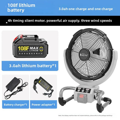 Portable air circulation fan