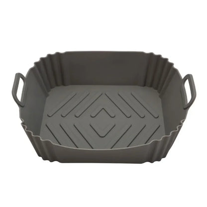 Air Fryer Liners Reusable Non-Stick Silicone Round Square Baking Tray Molds for Airfryer Oven Baking Basket Accessories