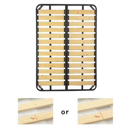 Folding Frame Bed Support Frame High Load-bearing Tatami Bed Frame 1.2m 1.5m 1.8m Optional Without Bed Head Solid Wood Bed Frame