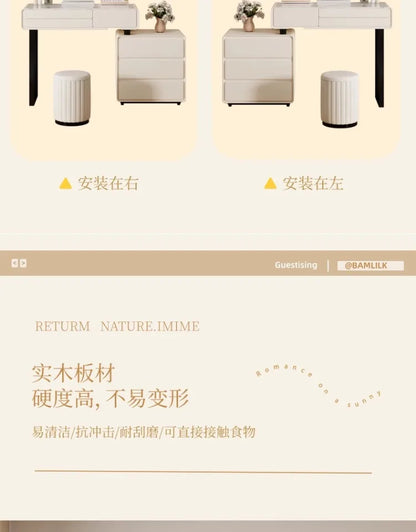 Makeup Vanity Table Decoration Livingroom Dressing Vanity Table Storage Drawer Table Coiffeuse Maquillage Bedroom Furniture