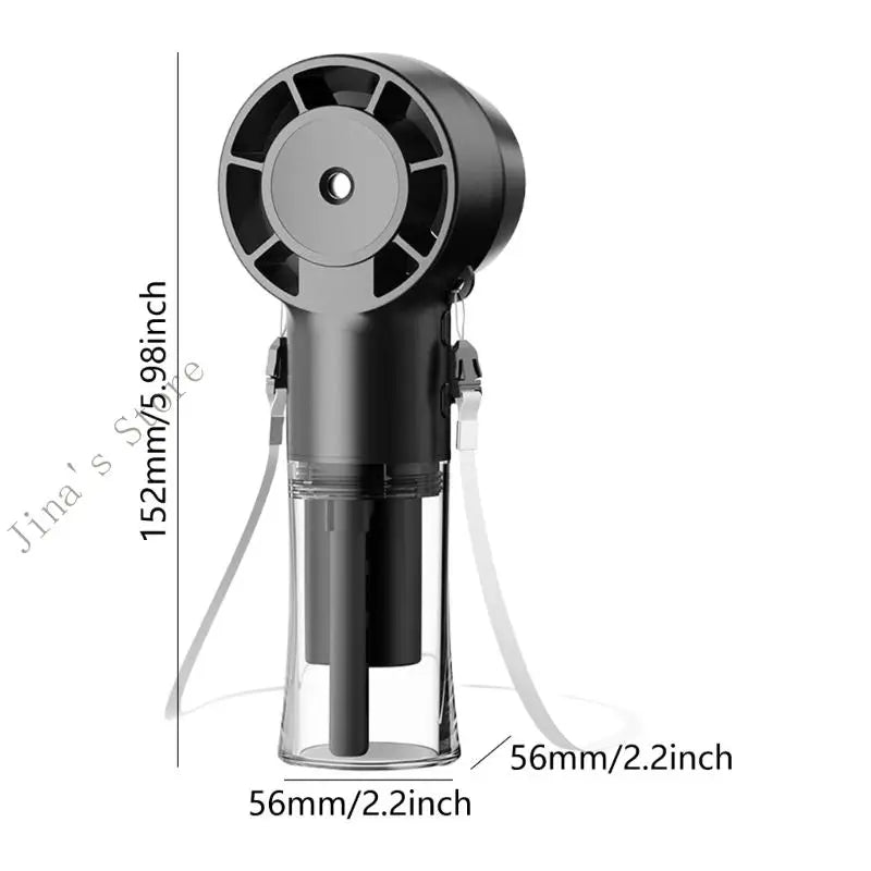 Mini Handheld Fan Portable Misting Fans Adjustable Handheld Fan for Commuters Water Humidifier Cooling Gadget