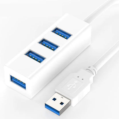 4 in 1 Multi USB Splitter Hub USB Hub USB 3.0 Multiple Expander Switch Hub Docking Stations 30/120CM Cable