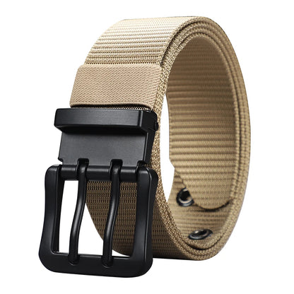 Lengthened needle buckle canvas belt belt man belt simple business students young  belt women with fat cloth belt