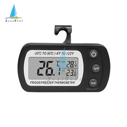 Hanging Household Mini Digital Electronic Fridge Frost Freezer Room LCD Refrigerator Thermometer Meter With Hook -20°C~50°C