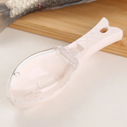 Fish Scale Planing And Scraping Tool With Lid For Household Kitchen Manual Removal Of Fish Scales And Seafood Tools