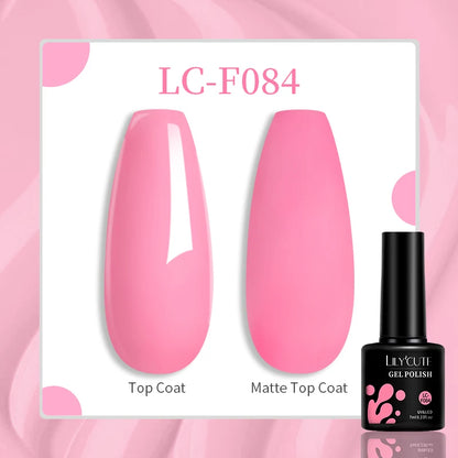 LILYCUTE 7ML Soft Gel Tip Adhesive Glue For False Tips Extend Press On Nails Nail Art Long Lasting Soak Off UV Gel Nail Polish