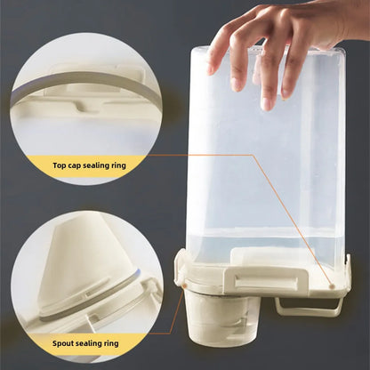 Dog Food Container Sealed Dog Food Storage Box with Lid - Moisture & Leak-proof, Ideal for Dog Food, Cat Food, Pet Snacks