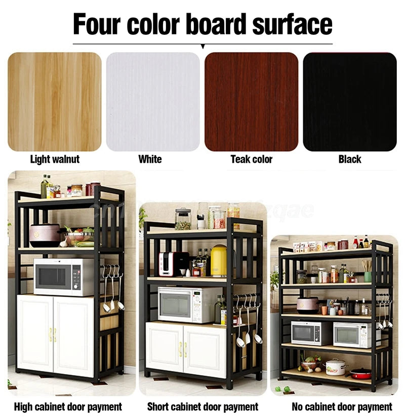 Kitchen  Islands Shelf  Storage Rack Home Organizer Cabinet Furniture With Non-slip Feet For Kitchens Complete Cabinets
