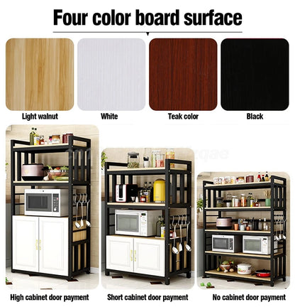 Kitchen  Islands Shelf  Storage Rack Home Organizer Cabinet Furniture With Non-slip Feet For Kitchens Complete Cabinets