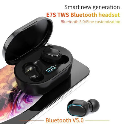 2025 New E7s TWS Bluetooth Headset Wireless Headset in Ear Stereo Noise Reduction Sports Headset with Microphone Headset