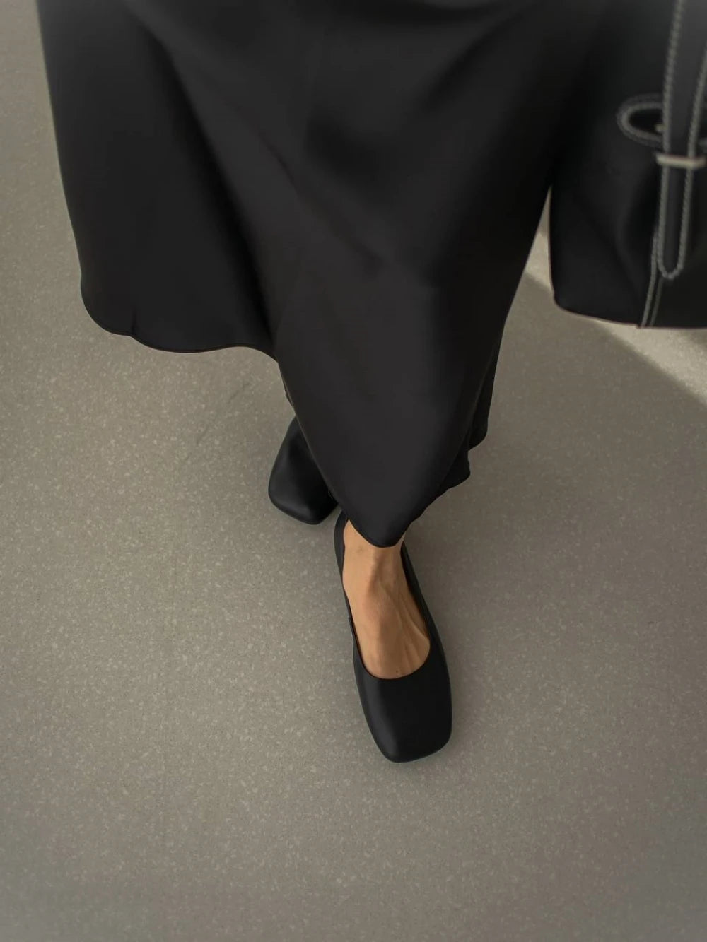 FEDONAS Fashion Classic Soft Genuine Leather Flats Shoes Elegant Basic Square Toe Flats Platforms Spring Summer Office Shoes