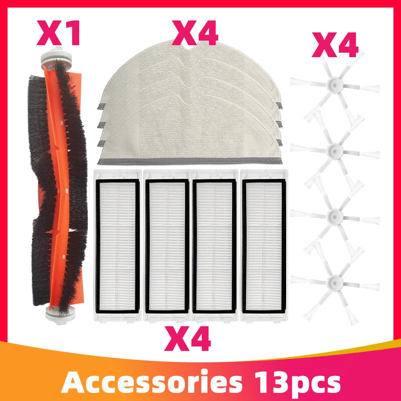 Replacement For Xiaomi XIAOWA E352 Main Side Brush Hepa Filter Mop Cloths Robot Vacuums Accessories Spare Part