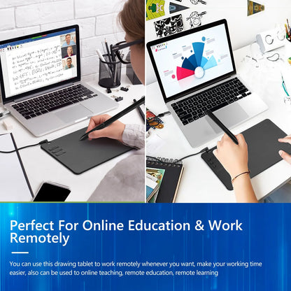 2025 Graphics Drawing Tablet Ultra-thin Art Creation Sketch Digital Tablet with Battery-free Stylus 8192 Levels Pressure