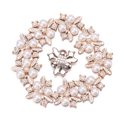 10 PCs 15/20/25MM Round Metal Rhinestone Buttons for Clothing DIY Sewing Accessories Wholesale Luxury Fashion Apparel Decoration