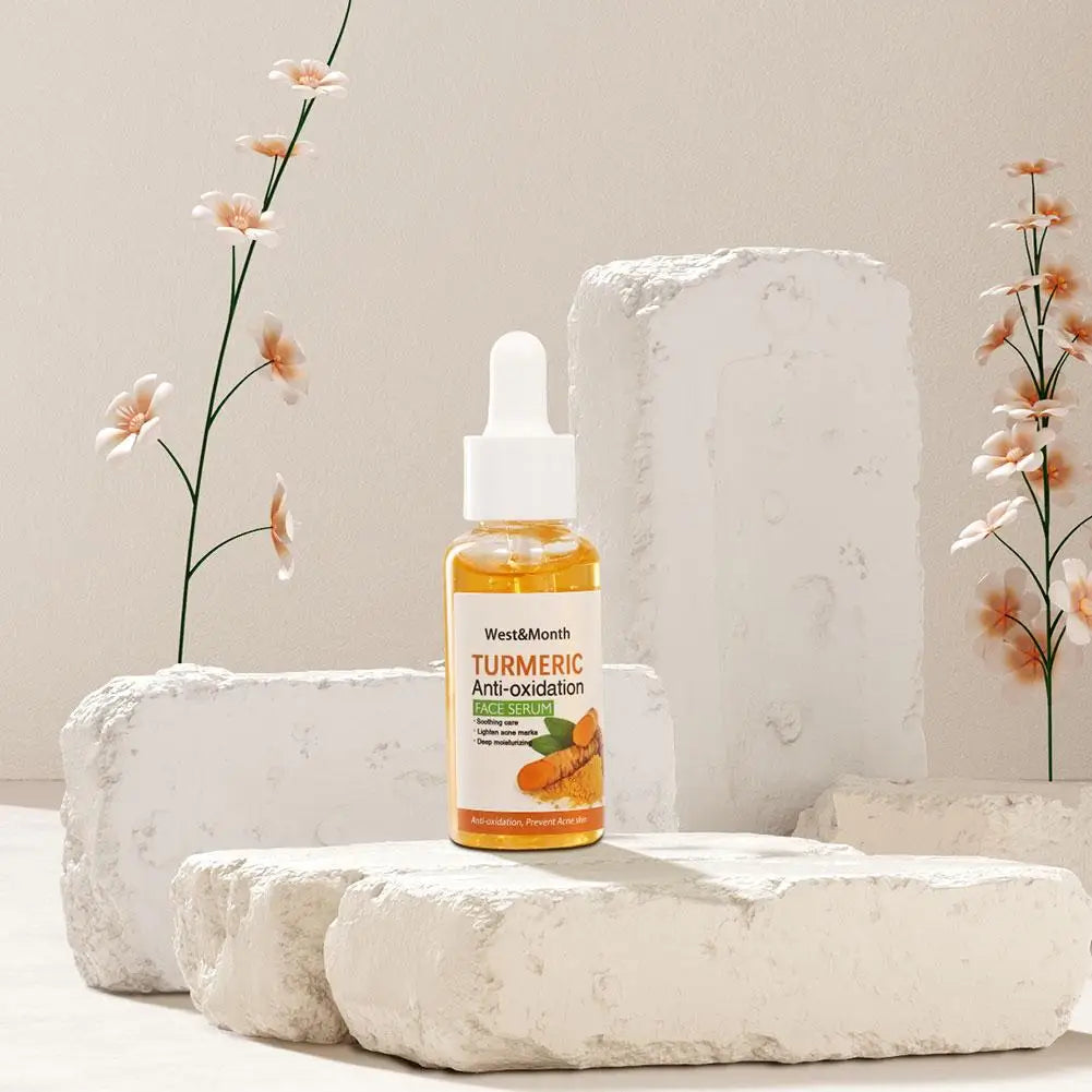 1/2/3PCs Turmeric Face Serum Turmeric Anti-oxidation Serum Turmeric Dark Spot Corrector Serum Facial Brighten White Turmeric Oil