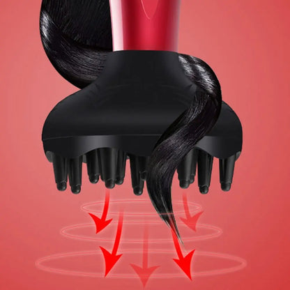Black Hair Roller Curly Tool Salon Hair Air Curler Hair Dryer Curls Diffuser Blower Hairdressing