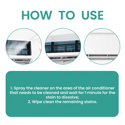 120ML Air Conditioner Foaming Cleaner Spray Deodorizer Professional Household Outside Machine Cleaning Foam Spray Deodorizer