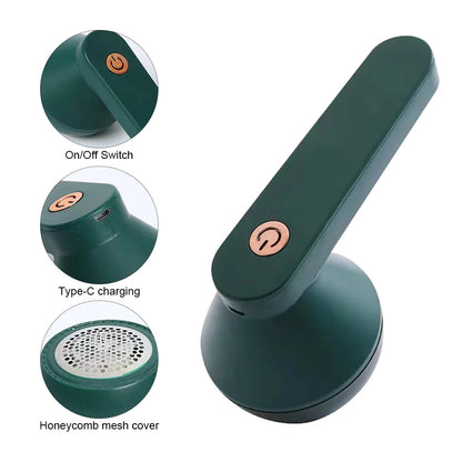 Electric Lint Remover Rechargeable for Clothing Fuzz Remover Sweater Shaver Coat Hair Ball Trimmer Plush Clothing Razor Remover