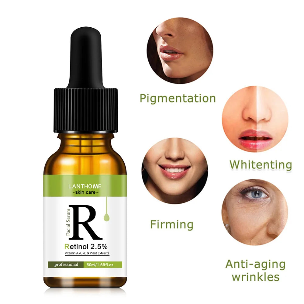 Retinol Aging Removes Wrinkles Serum Pore Shrinking Serum Whitening Moisturizing Serum Pigment Spots Remove Face Firming Oil
