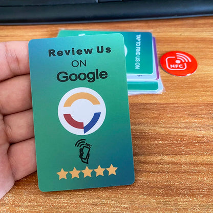 NFC Card for Google Review Business Card NFC215 504Bytes review us on Google
