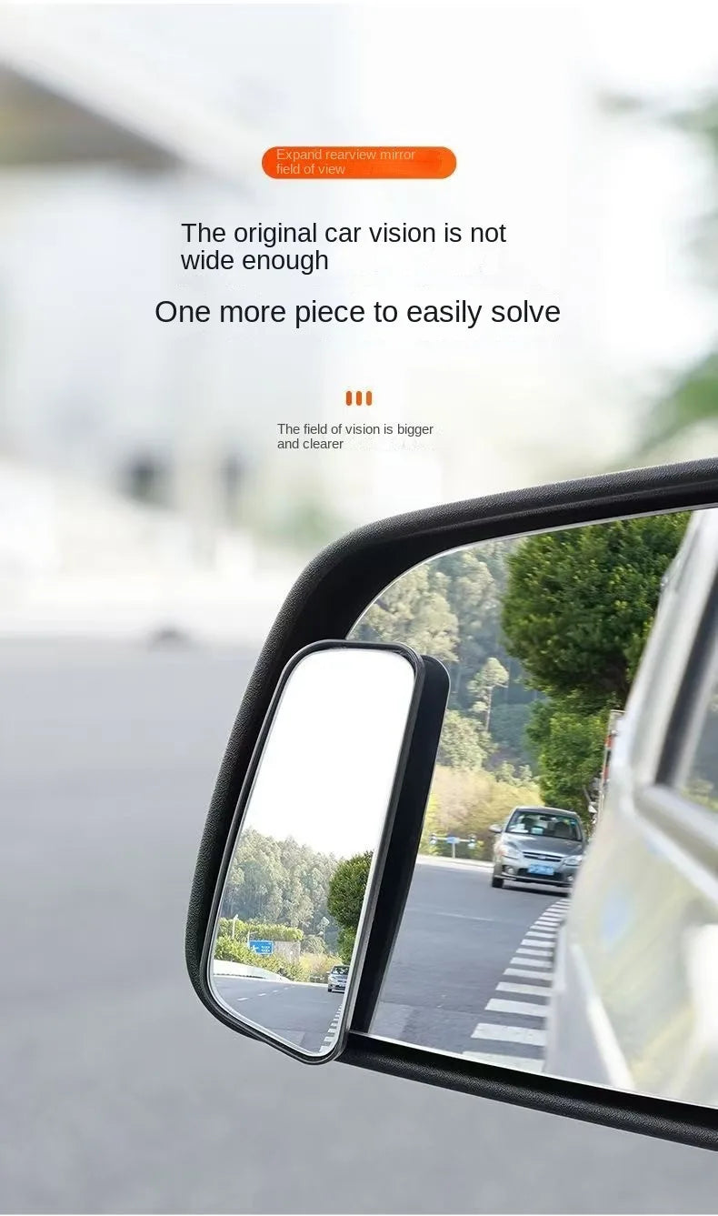 Rearview mirror small round mirror Car reversing artifact Parking reflex assist blind area 360 degrees wide Angle ultra clear ca