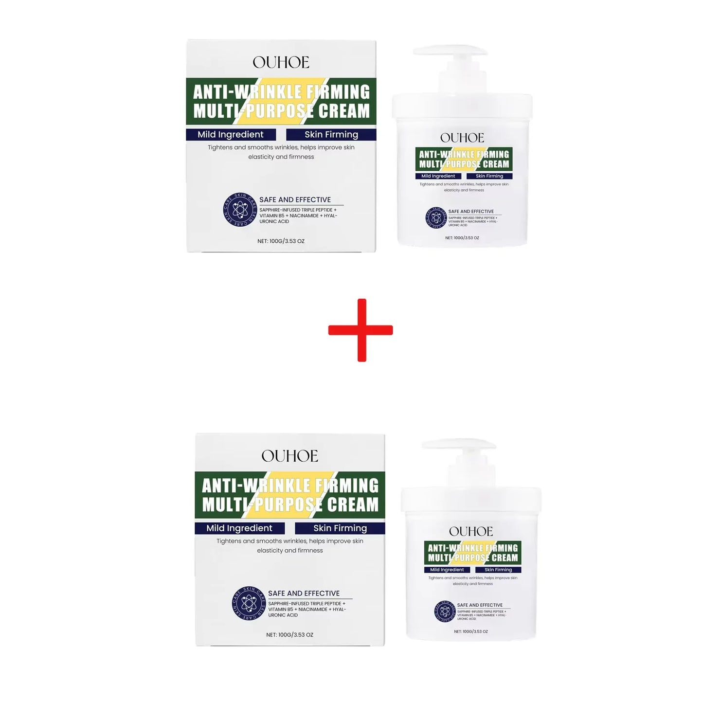 Soothing Lotion Lift Firming Reducing Fine Lines Tightening Deep Hydration Anti-Wrinkle Refreshing Moisturizer Face Body Cream