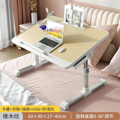 Bed Dormitory Student Writing Bed Desk Laptop Office Small Table Board Foldable Lift