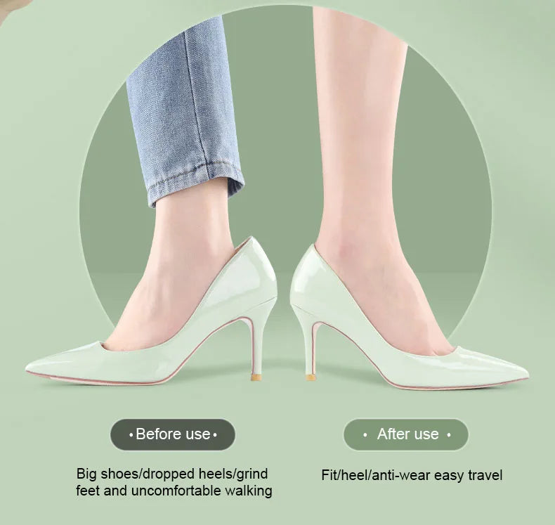Heel Sticker Heel Protector for Shoes Anti Slip Heel Cushions Non-Slip Heel Inserts Silicone Shoe Backs Foot Care for Women Men