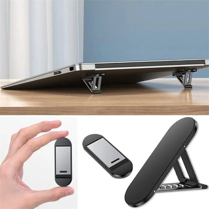 Laptop Heighten Stand for Keyboard Tablet Phone Holder Mini Portable Legs Laptop Stands for Macbook Huawei Notebook Support Feet