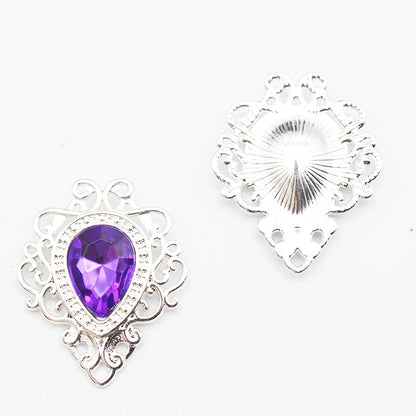 10 pieces of new crystal sewing accessories, sewing accessories, decorations, artificial accessories, used to decorate the party