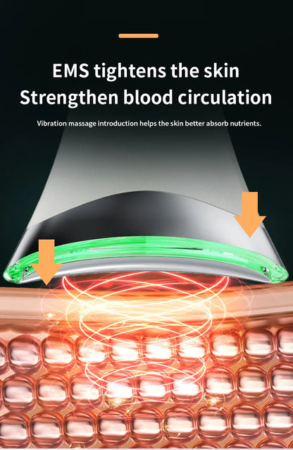 Home Face And Neck Massage Tool, Face Massager, Three Mode, Heating Mode, Skin Care, Facial Device, Portable Beauty Instrument