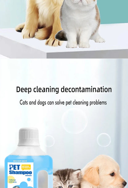 500ml Pet Bath Shampoo Cats Dogs Shower Care And Cleaning Gentle And Smooth Deodorizing Anti-itching Long-Lastin Fragrance