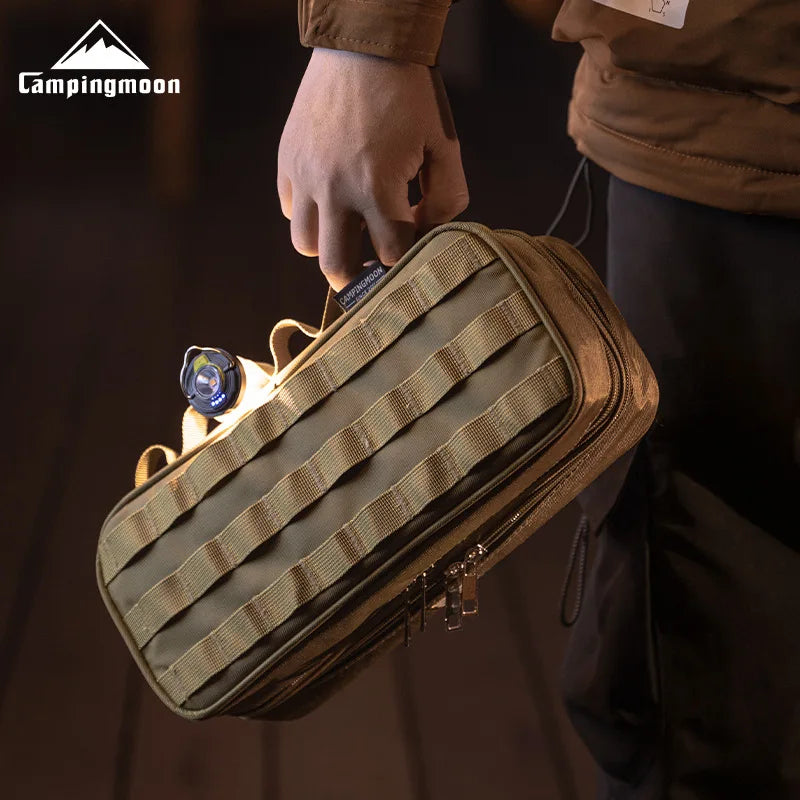 Campingmoon BG-30 Camping Gear Multi-functional Tactical Storage Bag Double Layer Handbag