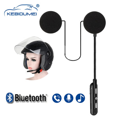 Bluetooth 5.0 Motorcycle Helmet Headset Waterproof Moto Headphone Wireless Stereo Earphone Speaker Handsfree Helmet Headsets