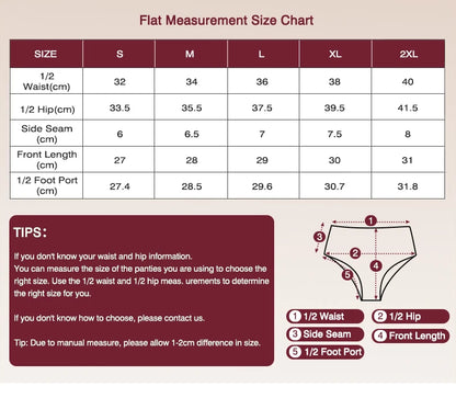 Menstrual Panties Women Leak proof Menstrual Period Underwear Ice Silk Menstruation Panties Menstrual Cycle Absorbent Underwear