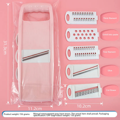 Vegetable Fruit Slicer Multifunctional Manual Food Grater Cutter Potato Household Chopper Kitchen Veggie Dicer Gadgets