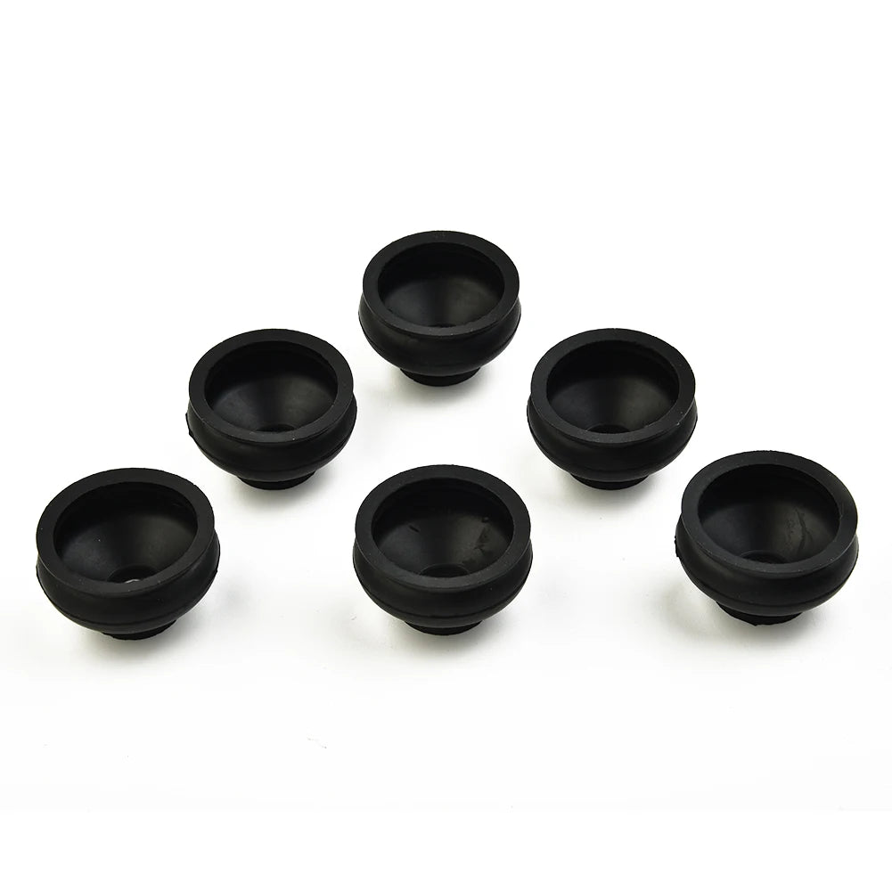 6pcs Ball Joint Boot Suspension Steering Dust Cover Track Tie Linkage Rubber Dust Boot Covers Track Rod End Replacement Kit