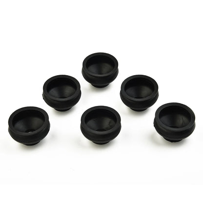 6pcs Ball Joint Boot Suspension Steering Dust Cover Track Tie Linkage Rubber Dust Boot Covers Track Rod End Replacement Kit