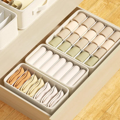 Sports Bra Underwear Organizer Storage Box Panties Socks Storage Boxes Wardrobe Clothes Organizer Cabinet Drawers Separator Box