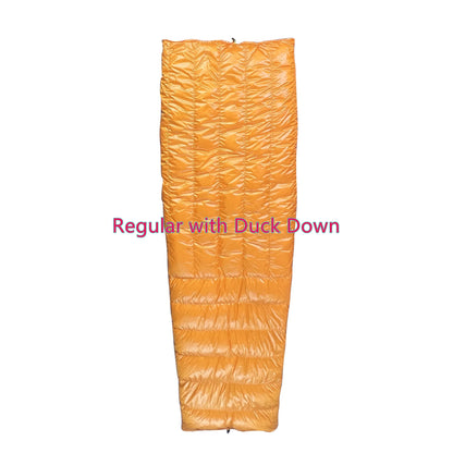 Jolmo Lander ULTRAlight Backpacking Quilts Goose Down Sleeping Bag Camping Duck Down Quilts Outdoor Down Top Quilts 800fp Q-250