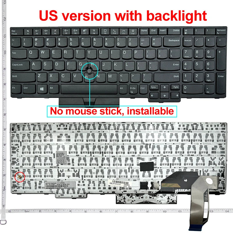 US Laptop Keyboard For LENOVO Thinkpad L14 L15/T14 P14S Gen1/2/T15 P15S/E15 Gen 2 R15 / T14S Gen1/E14 R14 S3 GEN2 T15/T15 Gen1/2