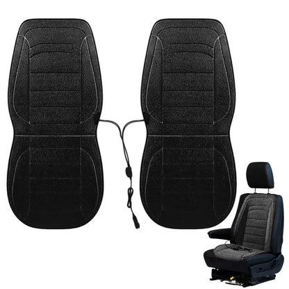 2pcs Car Driver Heated Seat Cushion Universal Auto Heated Seat Covers Seat Car Heater Cushion Fast Heating Cars Seat Heating Pad