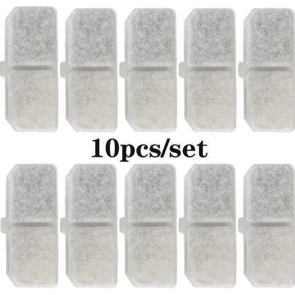 10/5PCS Cat Water Fountain Replacement Filter Elements Pet Drinking Bowl Auto Drinking Filter for Cats Dog