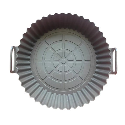 Air Fryer Silicone Liners Air Fryer Silicone Pot Reusable Silicone Air Fryer Liners Food Safe Non Stick Air Fryer Basket Accesso