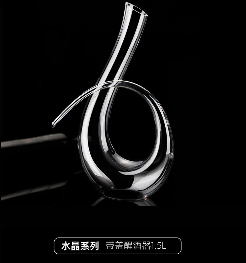 High-grade crystal glass red wine decanter household  dispenserEuropean red wine jug wine personality jug set