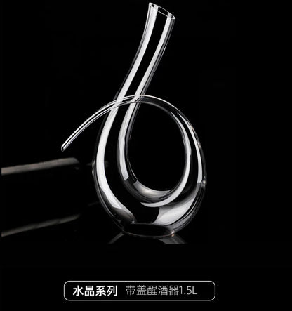 High-grade crystal glass red wine decanter household  dispenserEuropean red wine jug wine personality jug set