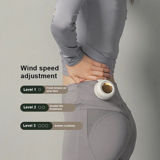 Usb Rechargeable Handheld Fan Portable Electric Fan Adjustable Wind Direction Clipped Onto Clothes Fan Summer Electric Fan